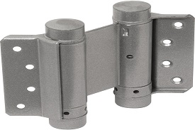 Double-acting spring hinges