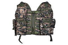 Pouch for ammunition and grenades made of disruptive pattern nylon-66