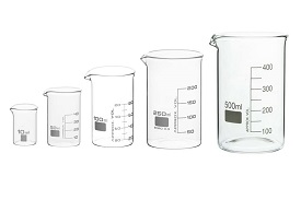 Glass beakers
