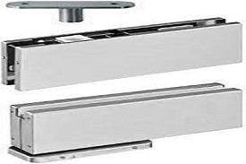 Floor springs (hydraulically regulated) for heavy doors