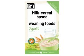 Milk-cereal based weaning foods