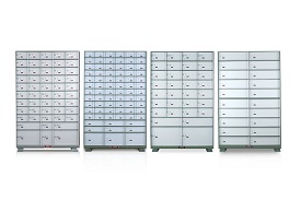 Safe deposit locker cabinets