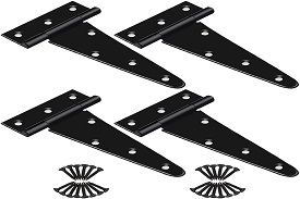 Tee and strap hinges